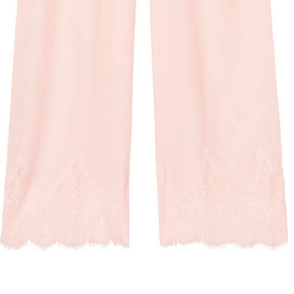 Last S Pair. VS Lightweight Silky Lace Pant Pink - Picture 9 of 16